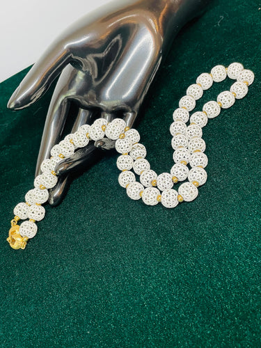 1970’s Monet White Filigree Set
